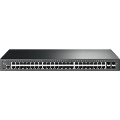 TP-Link - TL-SG3452P - JetStream 48 Port Gigabit L2+ Managed PoE Switch - Limited Lifetime Warranty - 48 PoE+ Port @384W - Unknown