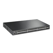 TP-Link - TL-SG3452XP - JetStream TL-SG3452XP Ethernet Switch - Limited Lifetime Warranty - 48 Ports - Manageable - Black
