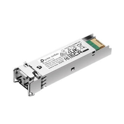 TP-Link - Omada Omada 1000Base-LX SMF Mini GBIC Module - for Data Networking, Optical Network - 1 X LC 1000Base-LX Duplex Network - Black