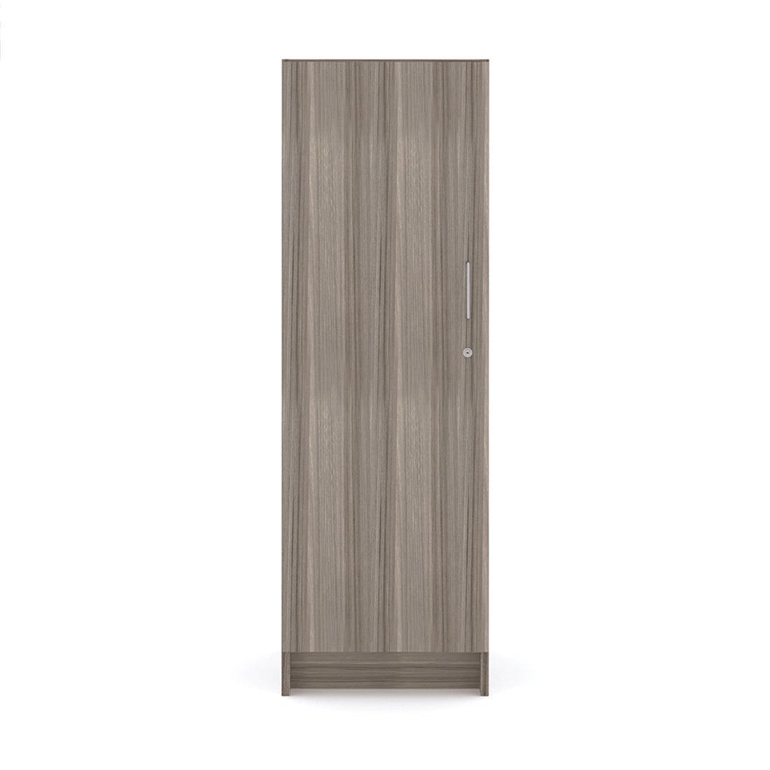 Single-Door Tall Cabinet, Assembled, Shadow Elm Gray, 59.5"H x 19.5"W x 20.5"D