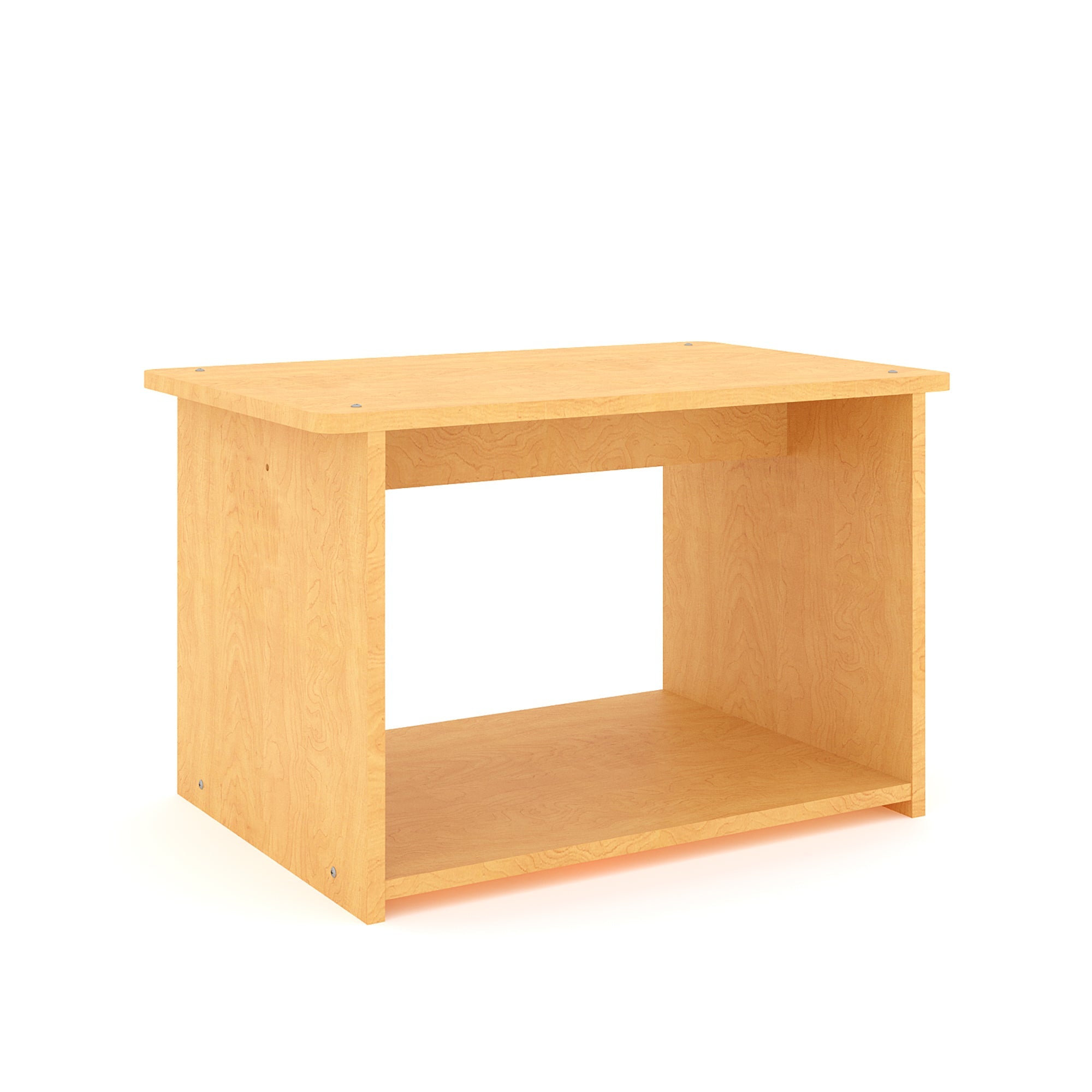 Preschool Play Center, Ready-To-Assemble, Maple/Maple, 20"H x 32"W x 20.5"D