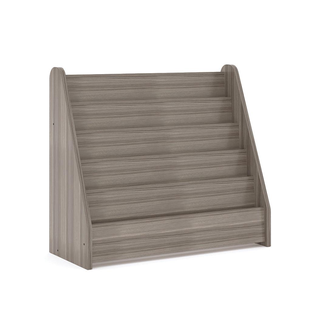 Book Display, Assembled, Shadow Elm Gray, 29"H x 32.5"W x 14"D