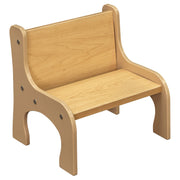 6" Activity Chair, Ready-To-Assemble, Beige/Maple, 13"H x 13"W x 12.5"D