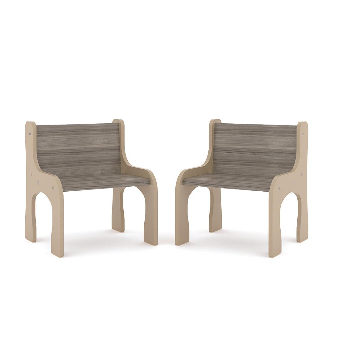 10" Activity Chair, Assembled, Shadow Elm Gray, 18"H x 13"W x 12.5"D