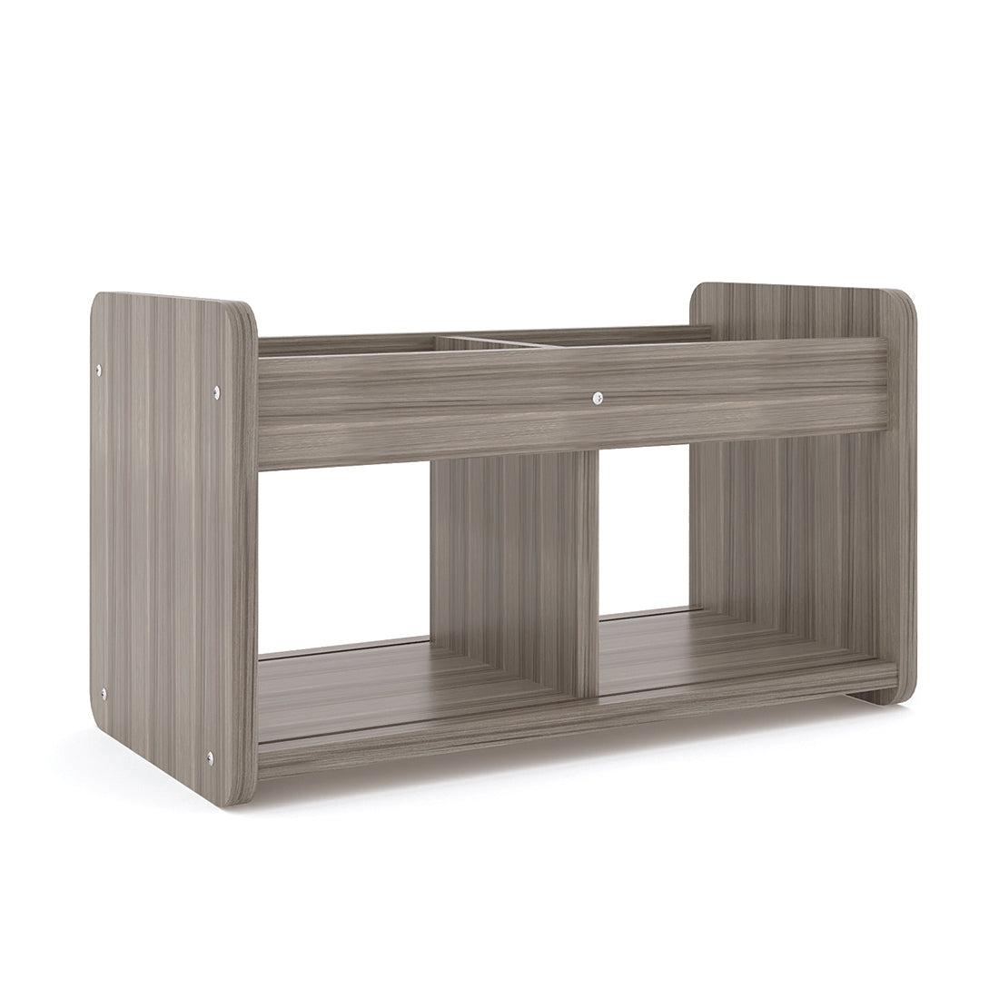 Book/Toy Storage, Ready-To-Assemble, Shadow Elm Gray, 14"H x 24"W x 12"D