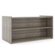 Toddler Shelf Storage, Assembled, Shadow Elm Gray, 23.5"H x 46"W x 23.5"D