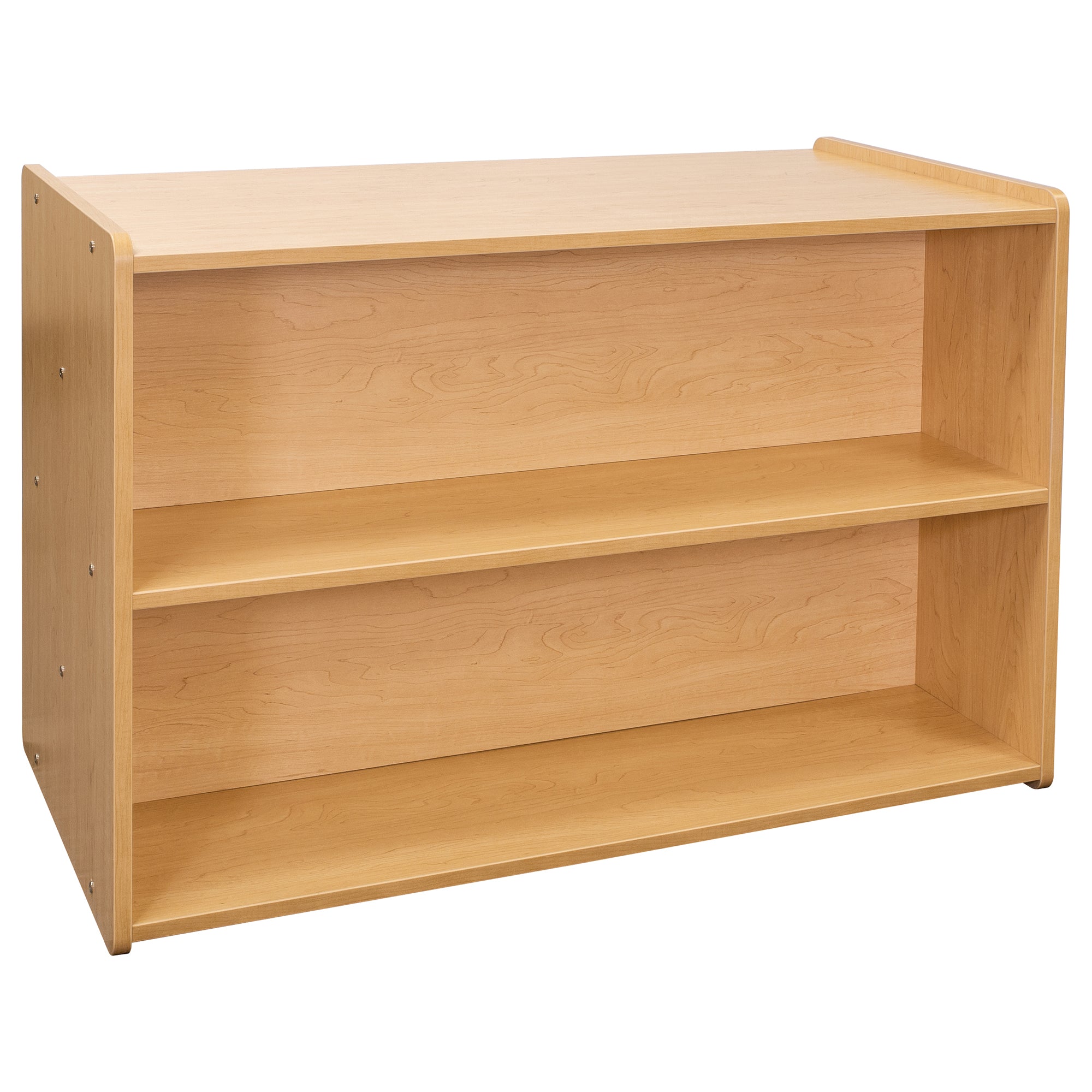 Preschool Shelf Storage, Ready-To-Assemble, Maple/Maple, 30.5"H x 46"W x 23.5"D