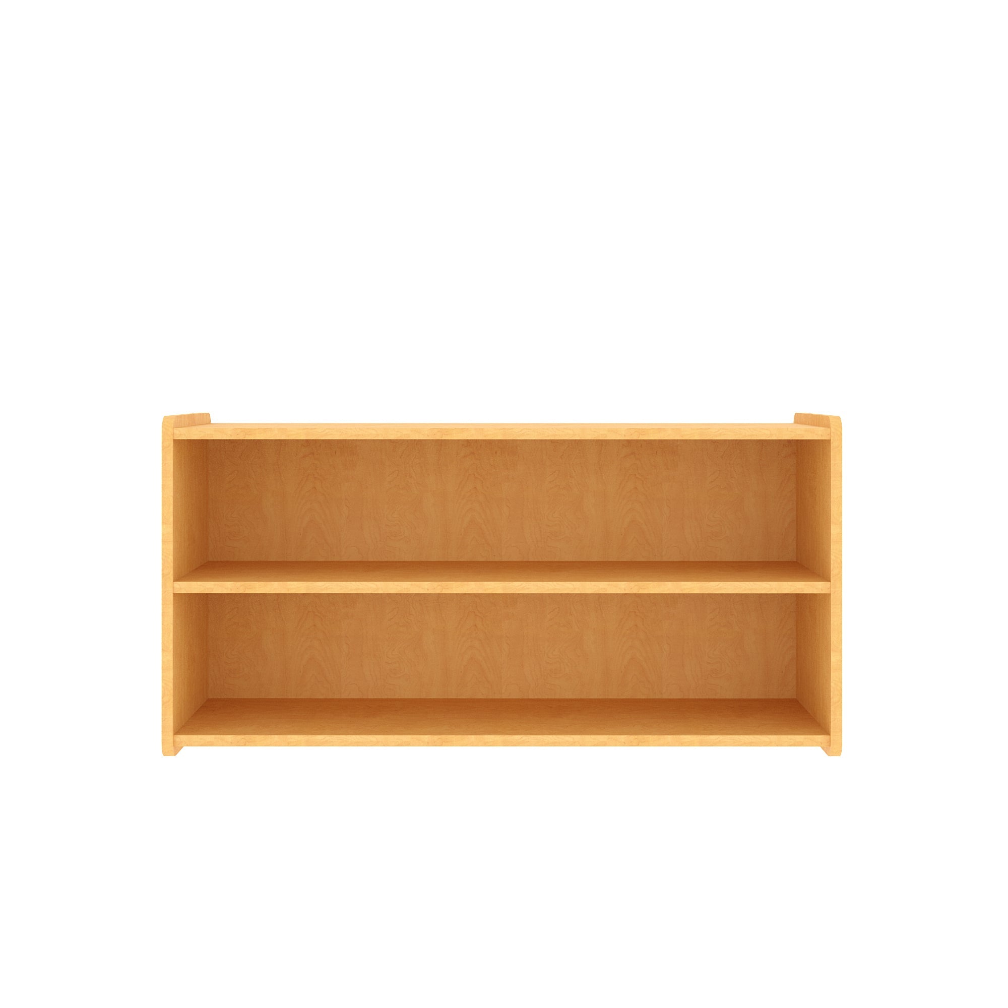 Toddler Shelf Storage, Ready-To-Assemble, Maple/Maple, 23.5"H x 46"W x 15"D