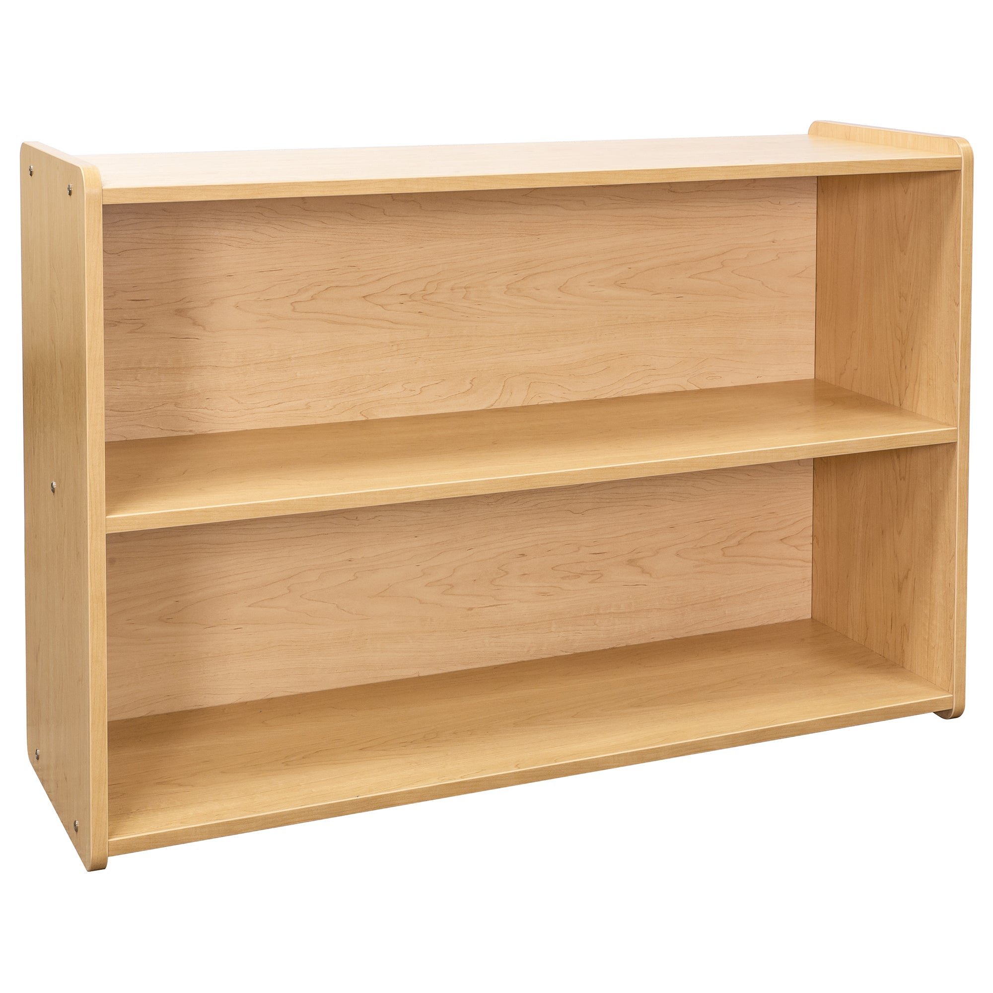 Preschool Shelf Storage, Ready-To-Assemble, Maple/Maple, 30.5"H x 46"W x 15"D