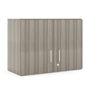 2-Level Wall Cabinet, Assembled, Shadow Elm Gray, 22.5"H x 30"W x 14.5"D