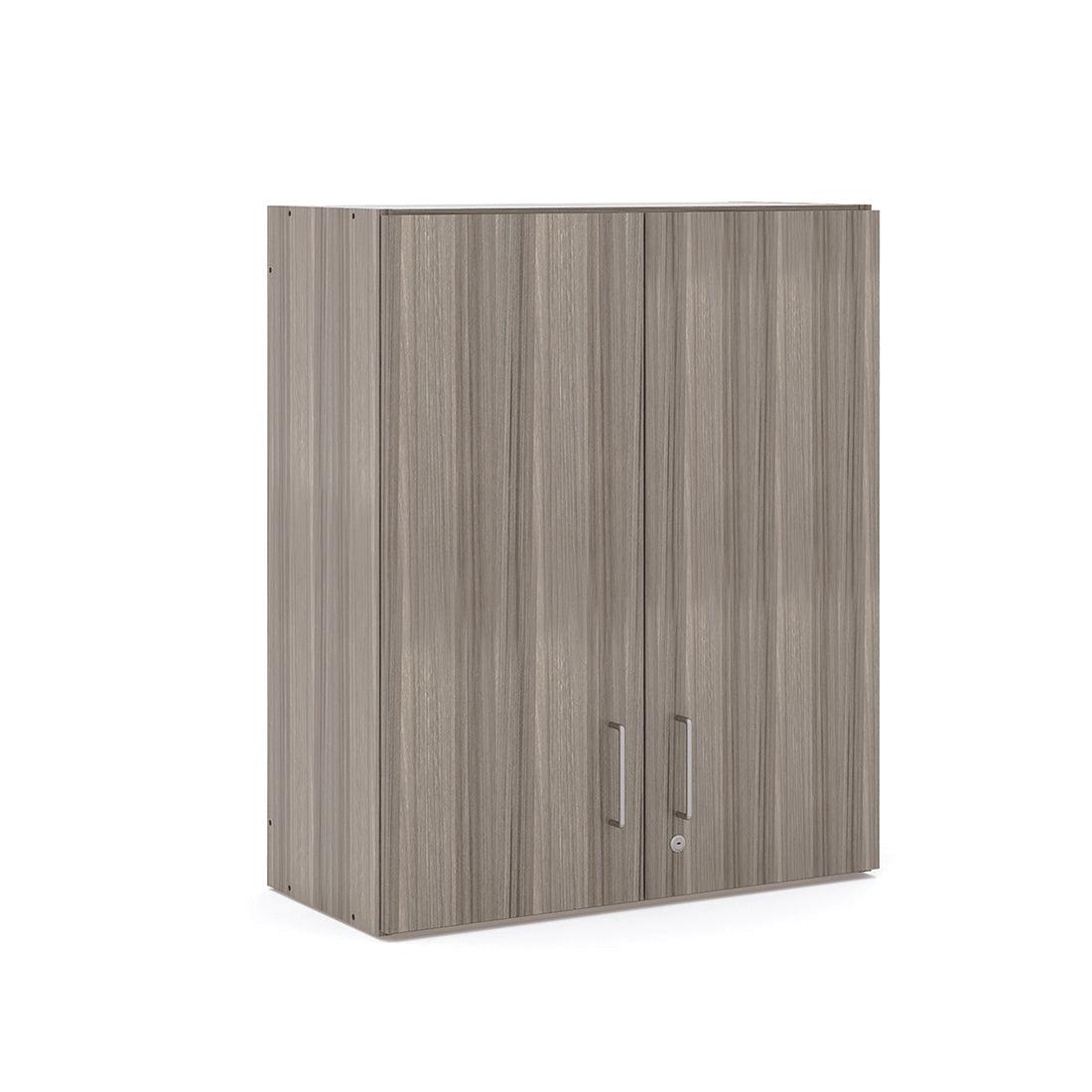 3-Level Wall Cabinet, Ready-To-Assemble, Shadow Elm Gray, 36.5"H x 30"W x 14.5"D