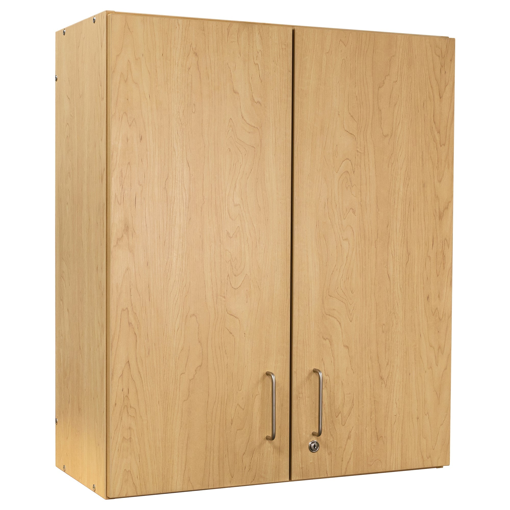 3-Level Wall Cabinet, Assembled, Maple/Maple, 36.5"H x 30"W x 14.5"D