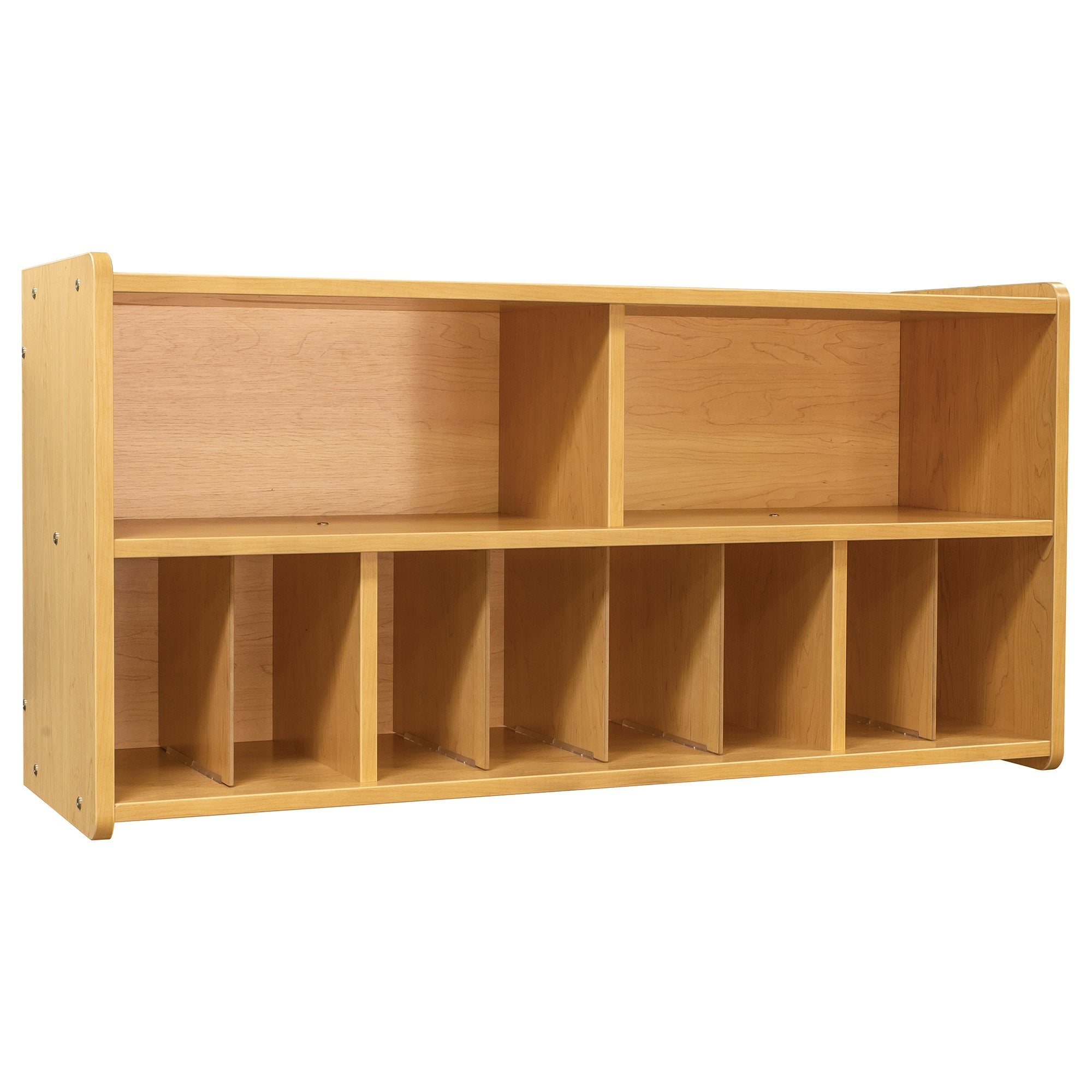 Diaper Wall Storage, Ready-To-Assemble, Maple/Maple, 23.5"H x 46"W x 15"D