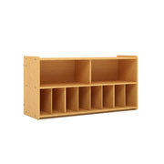 Diaper Wall Storage, Ready-To-Assemble, Natural Birch, 22.5"H x 46"W x 12"D