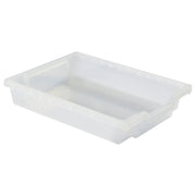 Small Translucent Bins (Pack of 10), Translucent, 3"H x 12.5"W x 16.75"D