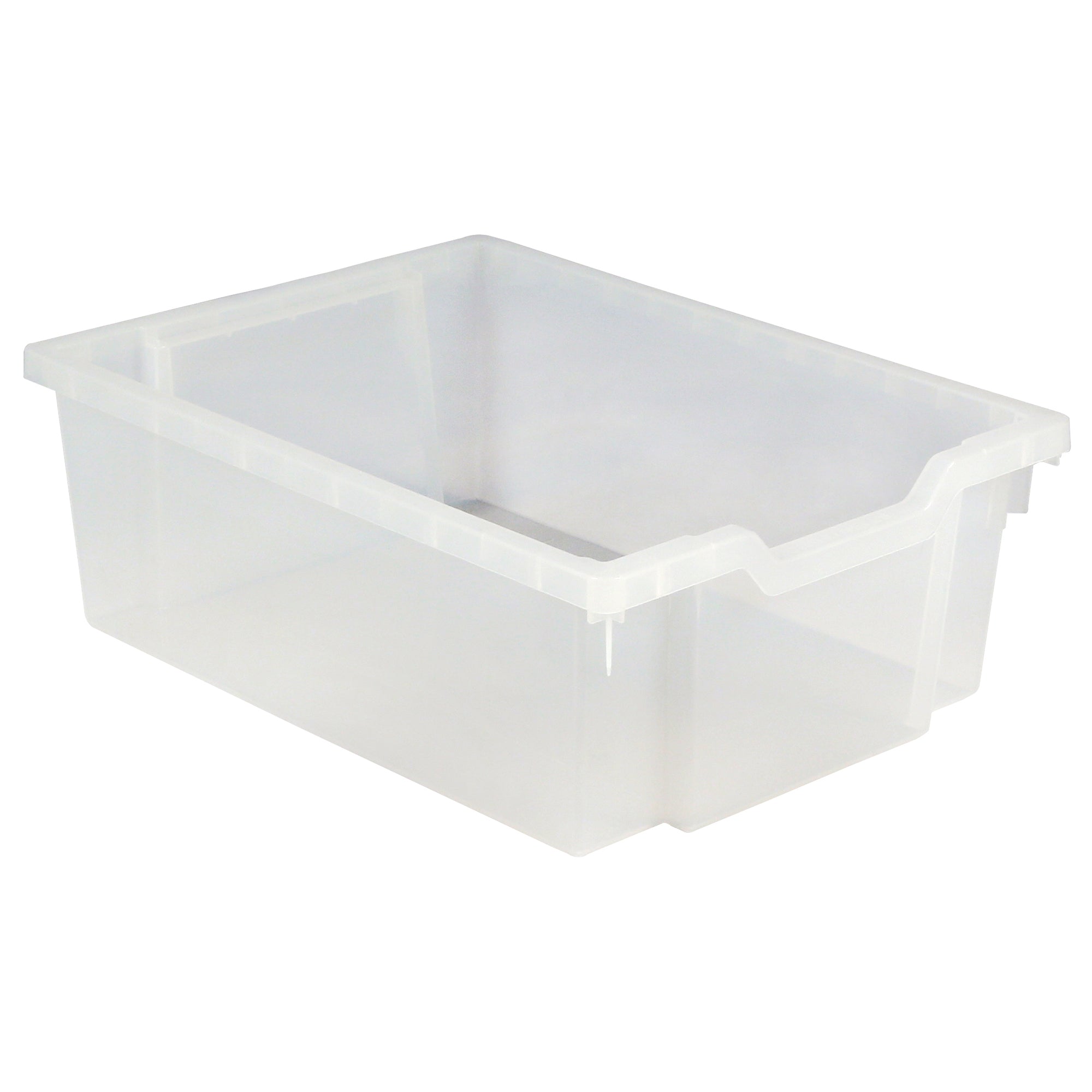 Medium Translucent Bins (pack of 10), Translucent, 6"H x 12.5"W x 16.75"D