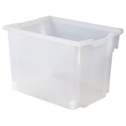 Large Translucent Bins (pack of 5), Translucent, 12"H x 12.5"W x 16.75"D