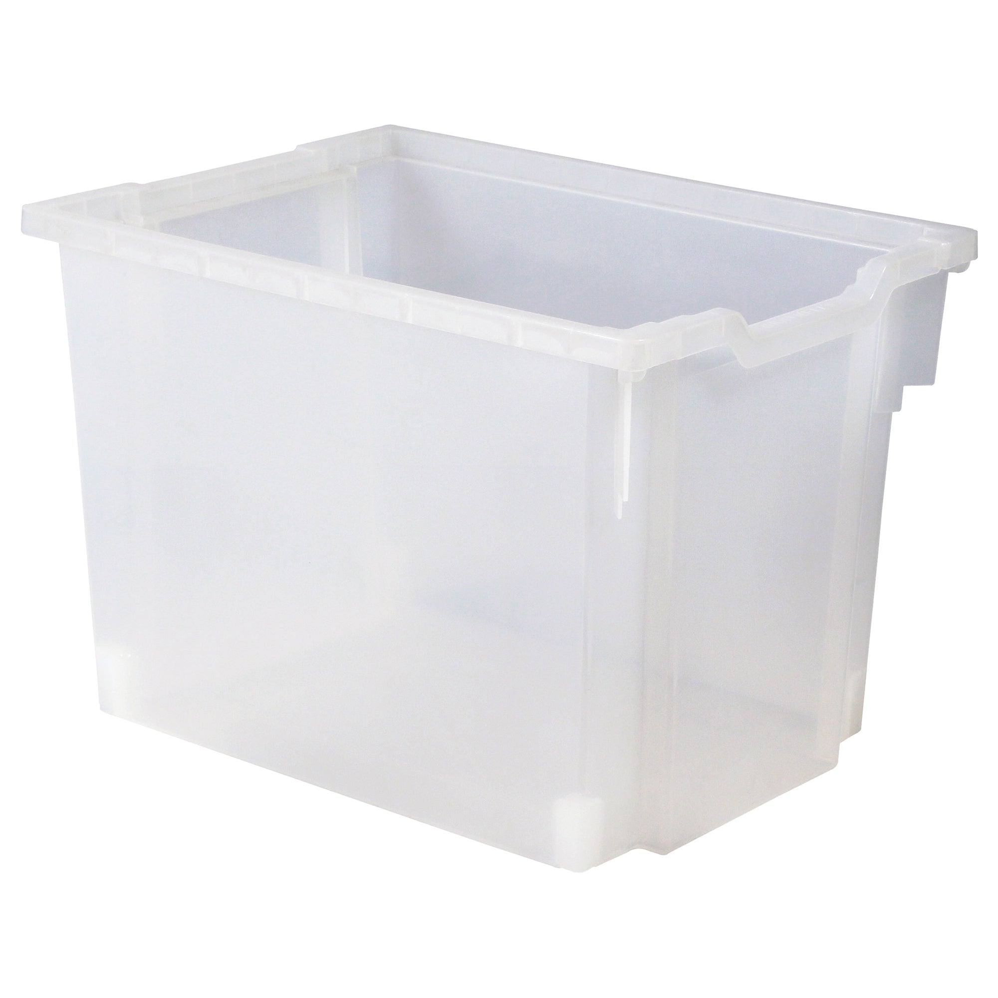 Large Translucent Bins (pack of 5), Translucent, 12"H x 12.5"W x 16.75"D
