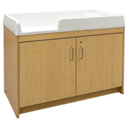Infant Changing Table, Assembled, Maple/Maple, 37.5"H x 47"W x 23.5"D