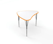 Shutter Desk, Small, Tall, White, Orange Grove, 21-30"H x 29.5"W x 23.5"D