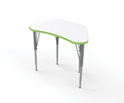 Wing Desk, Small, Tall, Write On-Wipe Off, Island, 21-30"H x 29.75"W x 16.75"D