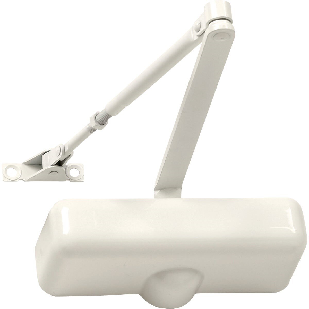Tell Ivory Interior Residential Door Closer