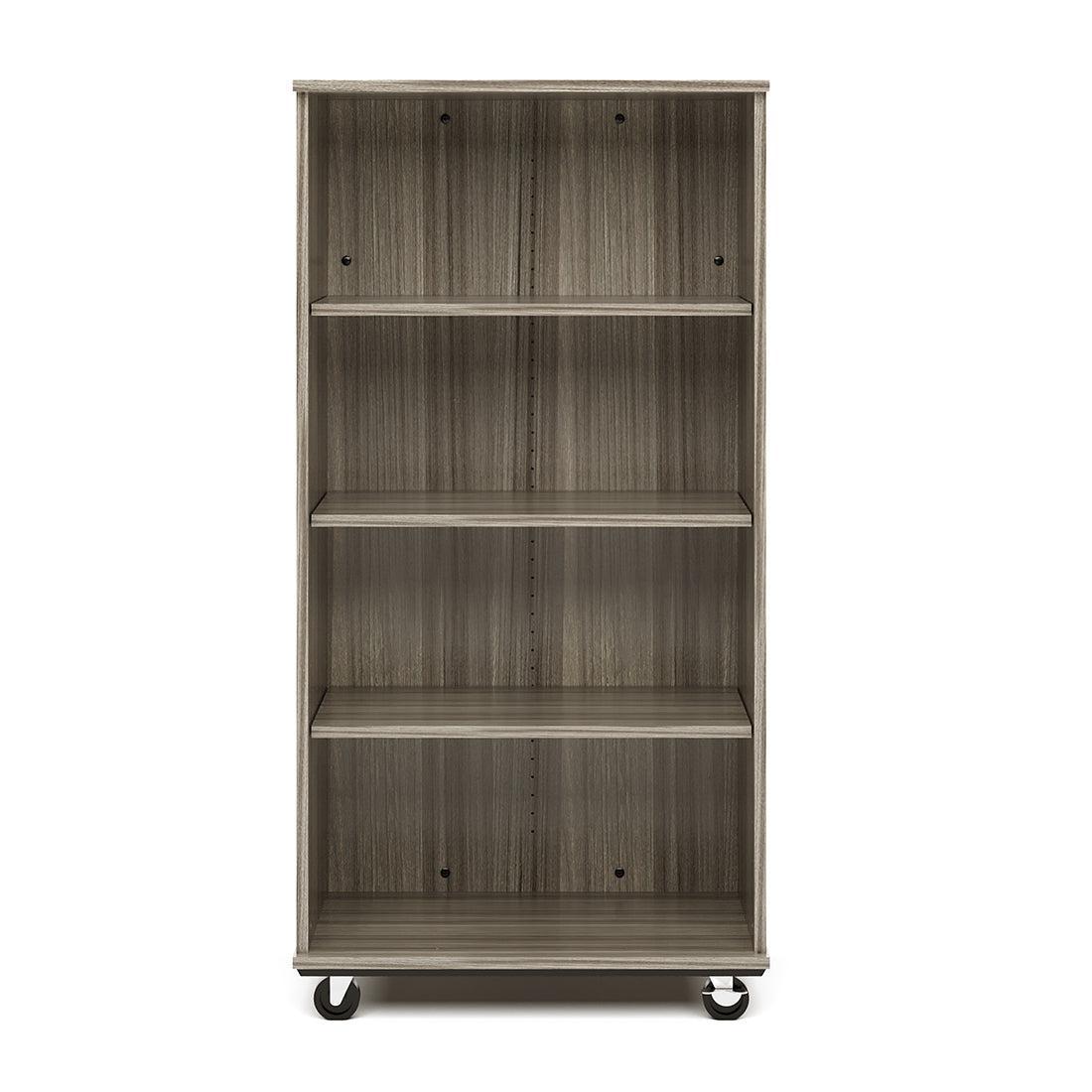 Open Single Sided Mobile 60H, Shadow Elm, 60"H x 30"W x 23"D