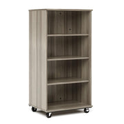 Open Single Sided Mobile 60H, Shadow Elm, 60"H x 30"W x 23"D