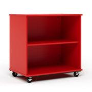 Open Single Sided Mobile 36H, Red, 36"H x 36"W x 23"D