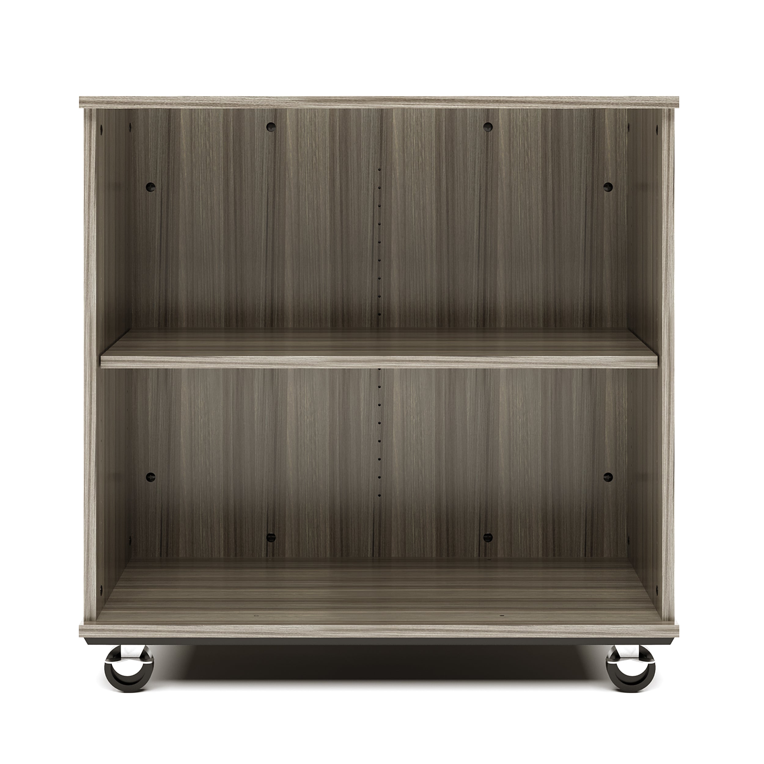 Open Single Sided Mobile 36H, Shadow Elm, 36"H x 36"W x 23"D