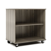 Open Single Sided Mobile 36H, Shadow Elm, 36"H x 36"W x 23"D