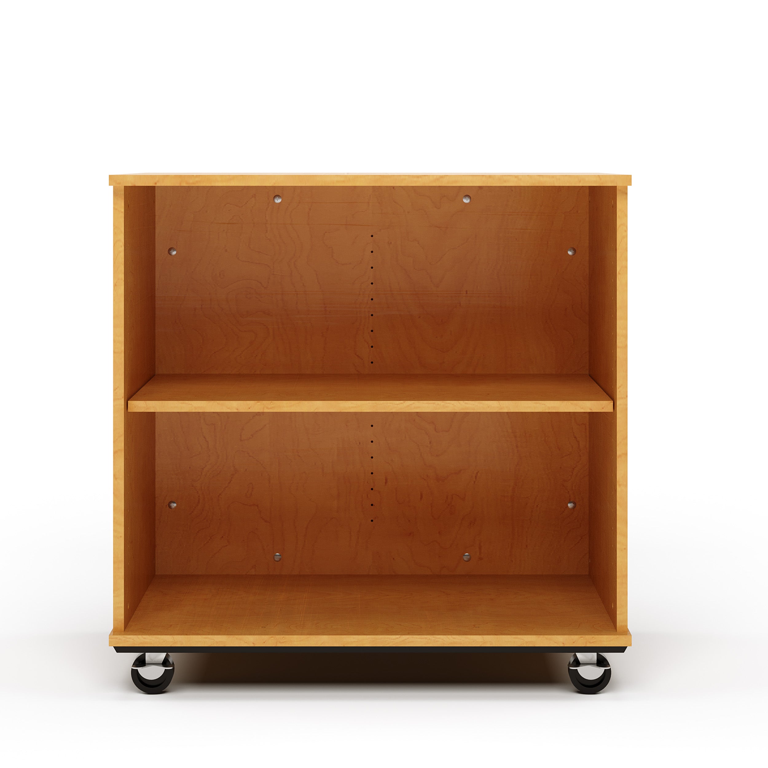 Open Single Sided Mobile 36H, Maple, 36"H x 36"W x 23"D