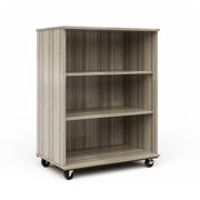Open Double Sided Mobile 48H, Shadow Elm, 48"H x 36"W x 23"D, 150LB