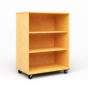 Open Double Sided Mobile 48H, Maple, 48"H x 36"W x 23"D, 150LB