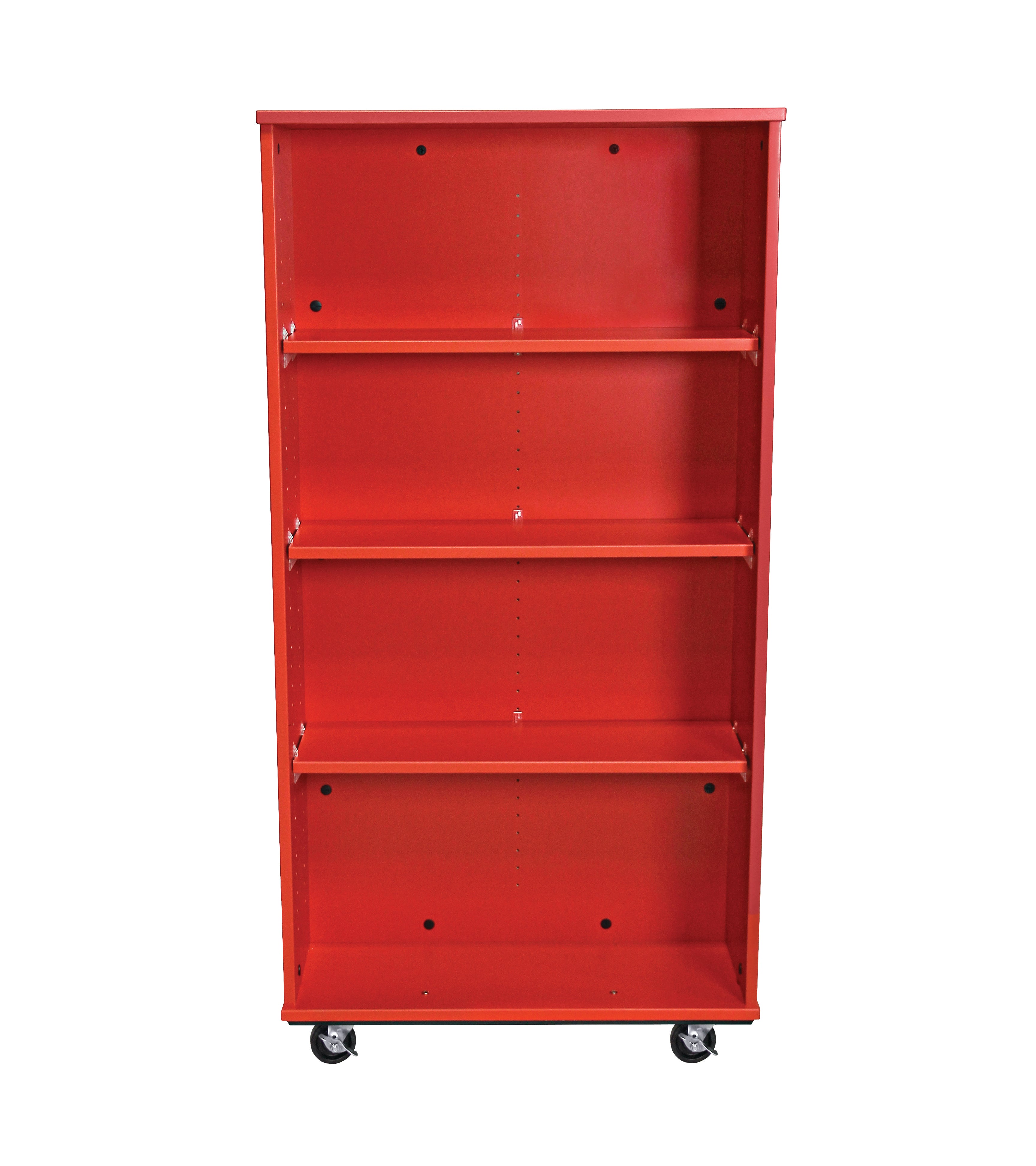 Open Double Sided Mobile 60H, Red, 60"H x 30"W x 23"D