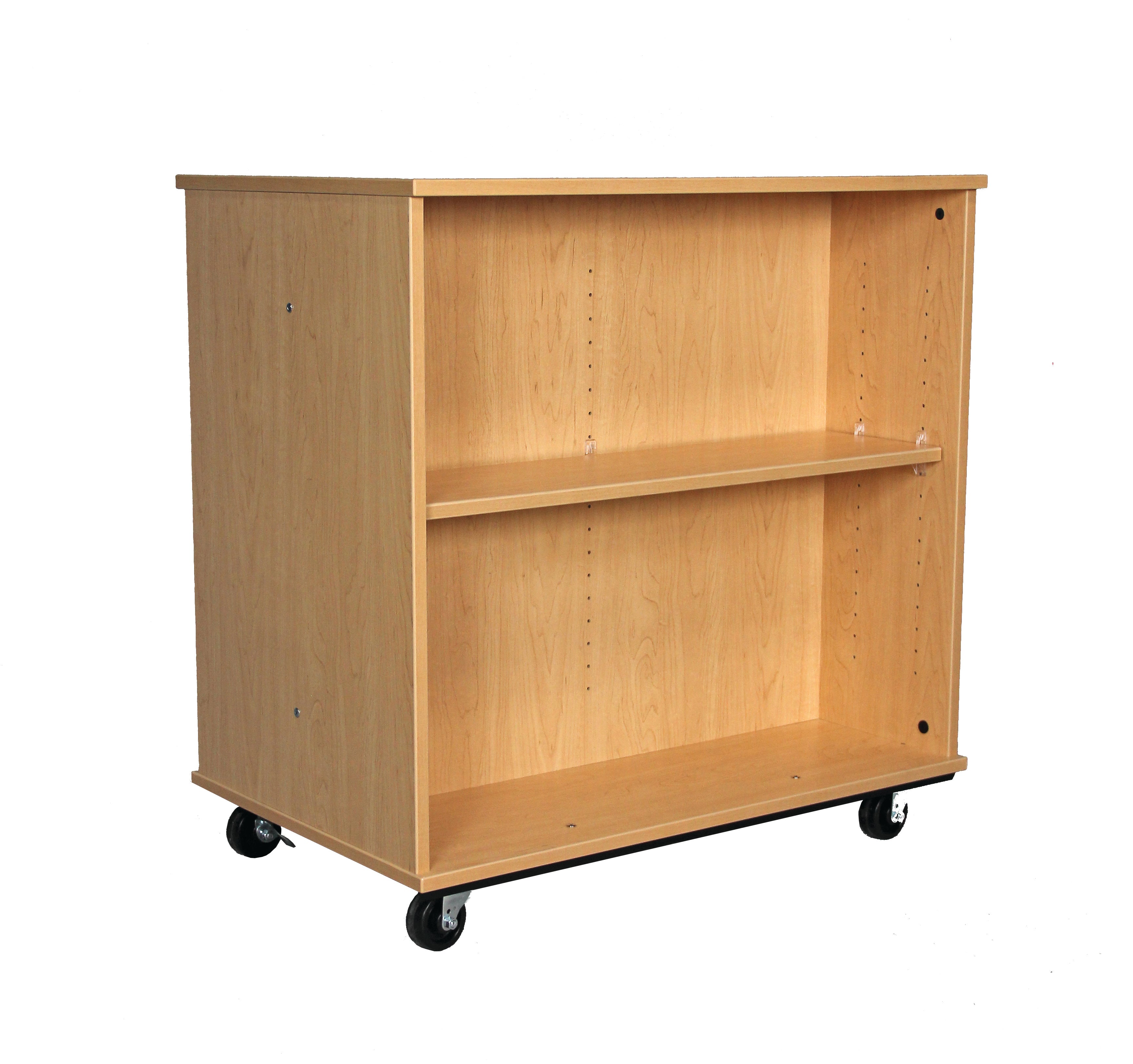 Open Double Sided Mobile 36H, Maple, 36"H x 36"W x 23"D