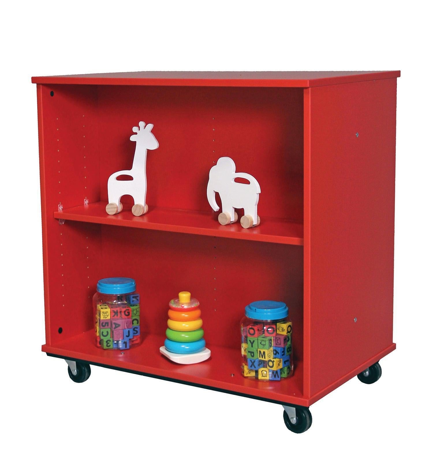 Open Double Sided Mobile 36H, Red, 36"H x 36"W x 23"D