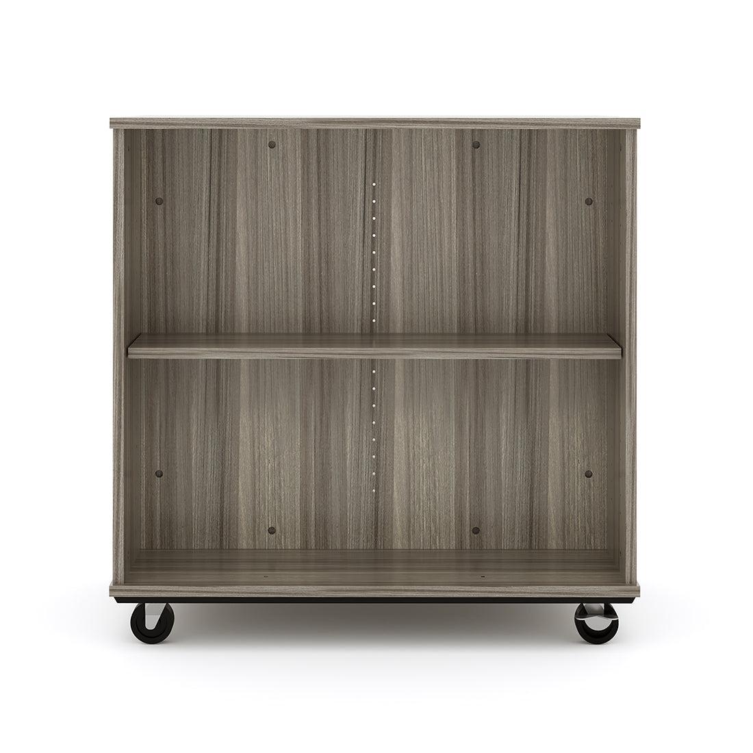 Open Double Sided Mobile 36H, Shadow Elm, 36"H x 36"W x 23"D