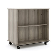 Open Double Sided Mobile 36H, Shadow Elm, 36"H x 36"W x 23"D