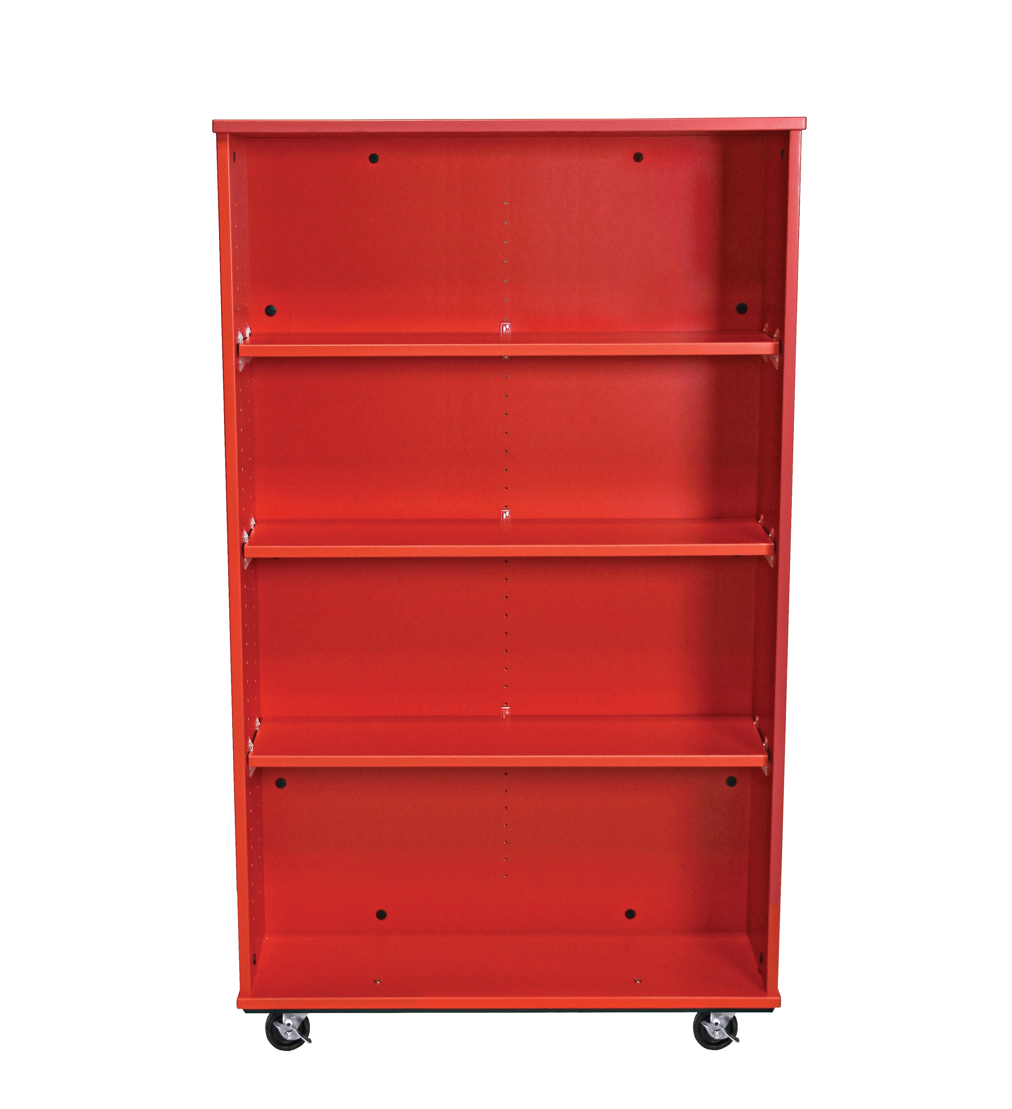 Open Double Sided Mobile 60H, Red, 60"H x 36"W x 23"D