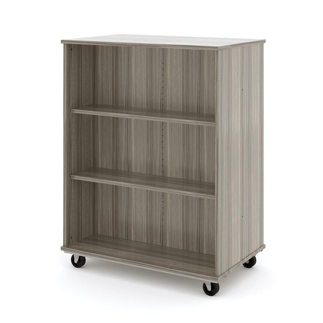 Open Double Sided Mobile 48H, Shadow Elm, 48"H x 36"W x 23"D, 127LB