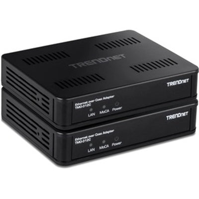 TRENDnet TMO-312C2K  Ethernet Over Coax 2.5Gbps Adapter (2-Pack)