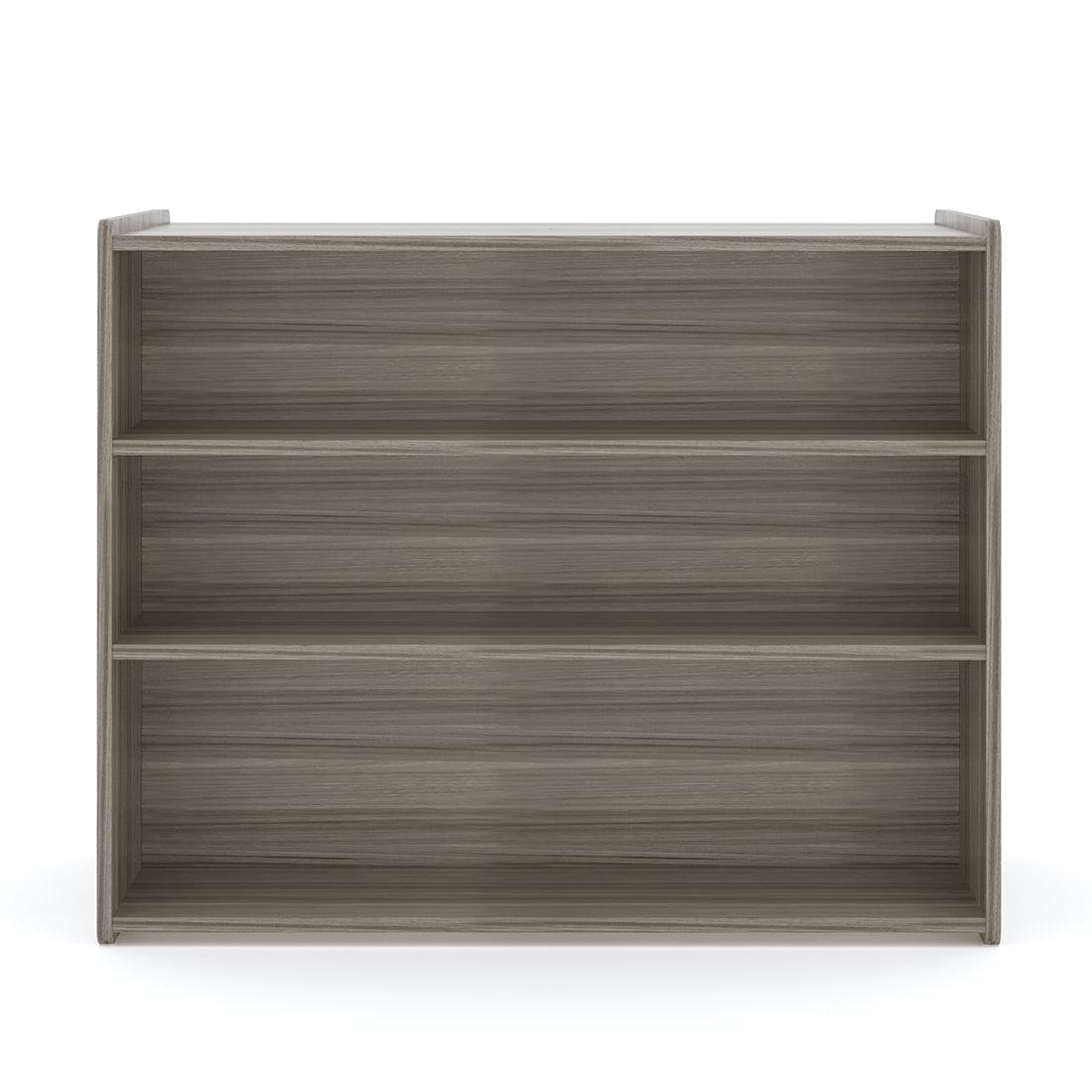 School Age Shelf Storage, Assembled, Shadow Elm Gray, 37.5"H x 46"W x 23.5"D