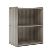 Preschool Shelf Storage, Ready-To-Assemble, Shadow Elm Gray, 30.5"H x 24"W x 15"D