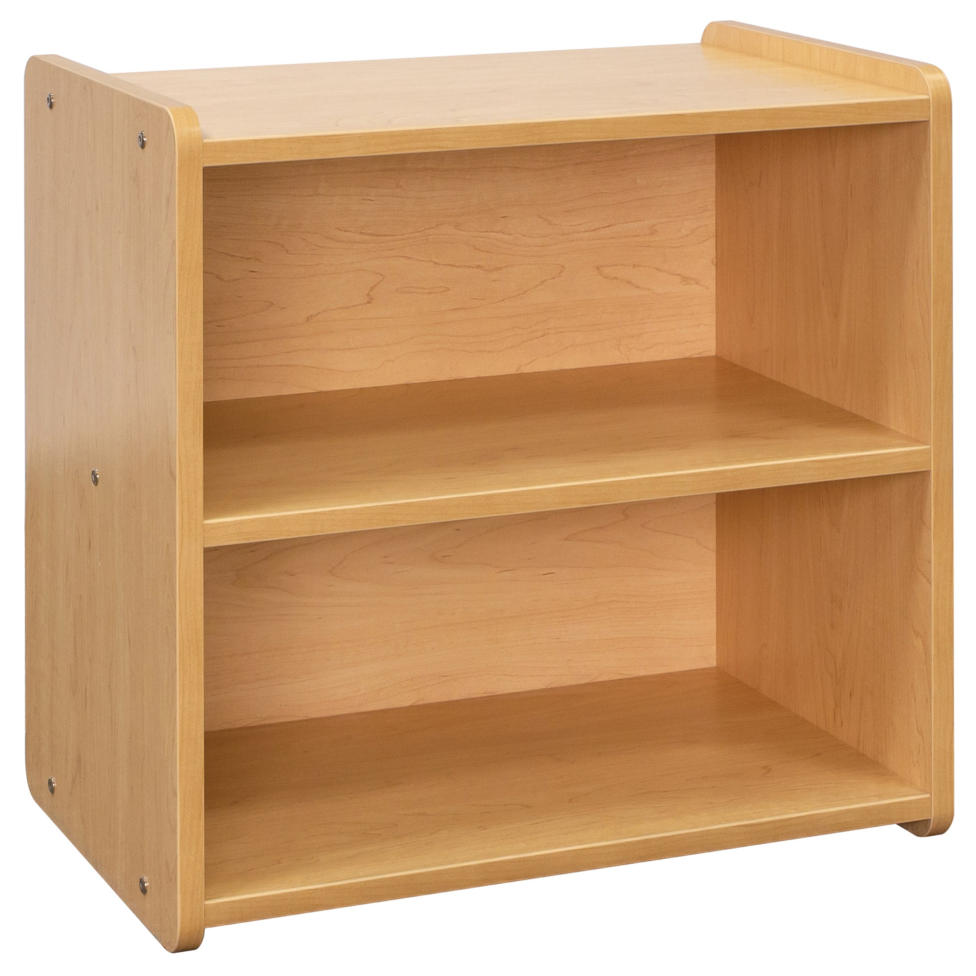 Toddler Shelf Storage, Assembled, Maple/Maple, 23.5"H x 24"W x 15"D