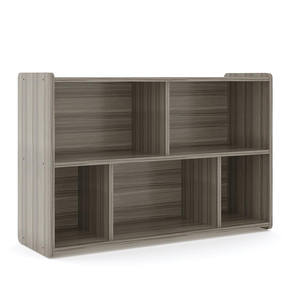 Preschool Compartment Storage, Ready-To-Assemble, Shadow Elm Gray, 30.5"H x 46"W x 15"D