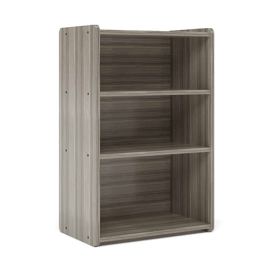 School Age Shelf Storage, Assembled, Shadow Elm Gray, 37.5"H x 24"W x 15"D