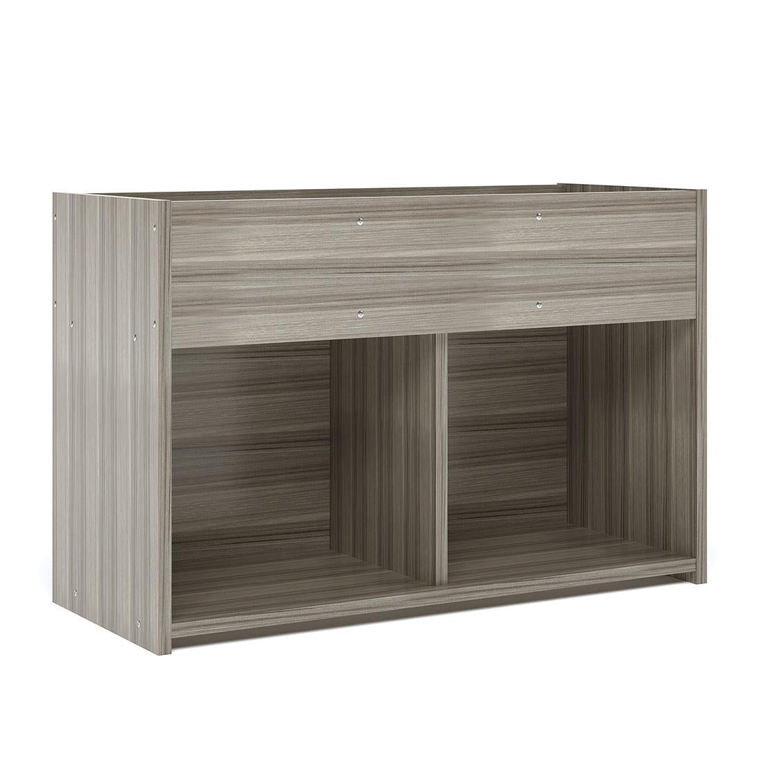 Book/Toy Storage, Assembled, Shadow Elm Gray, 24"H x 36"W x 14"D