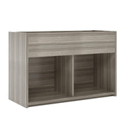 Book/Toy Storage, Assembled, Shadow Elm Gray, 24"H x 36"W x 14"D