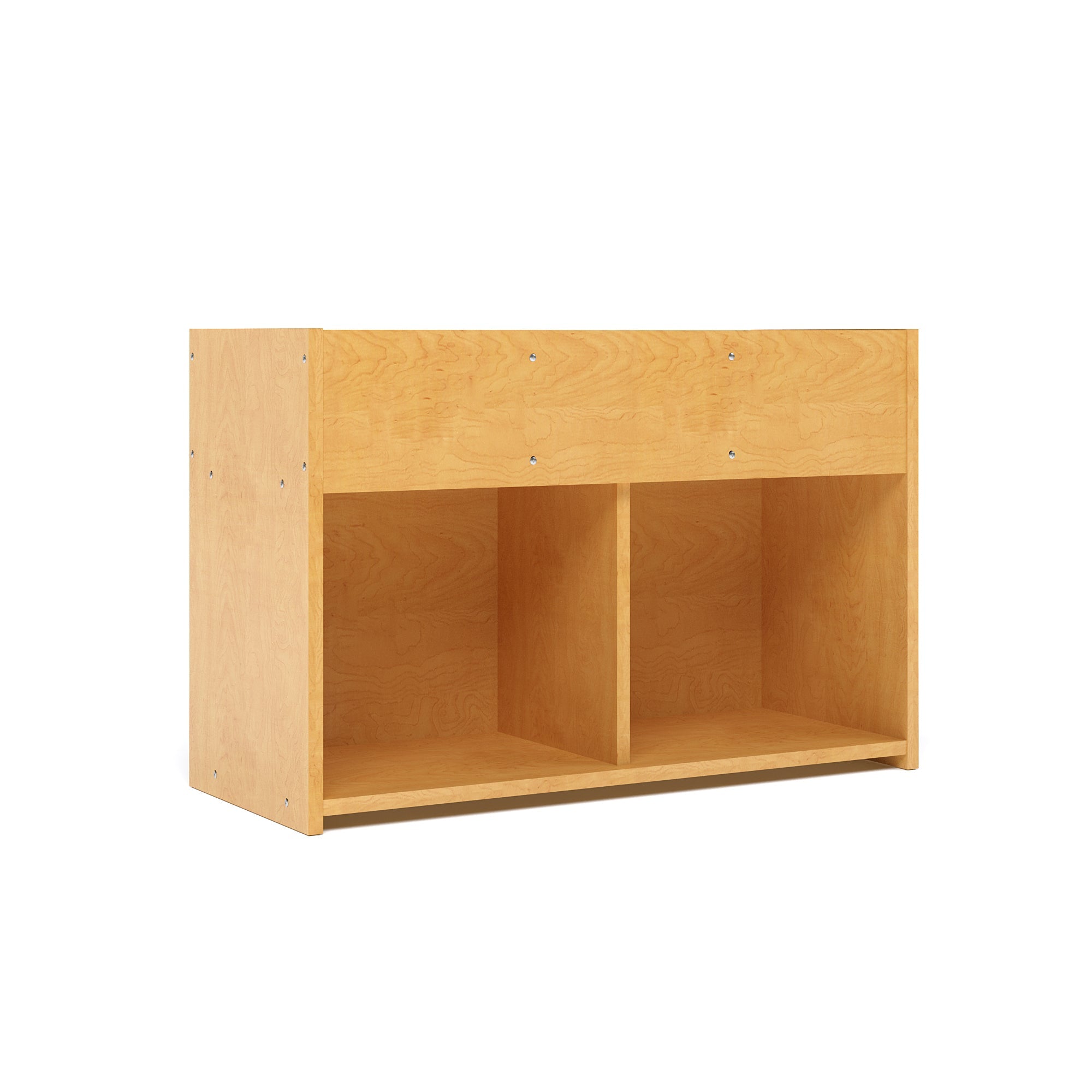 Book/Toy Storage, Assembled, Maple/Maple, 24"H x 36"W x 14"D